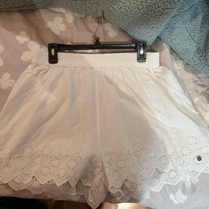 Roxy white shorts